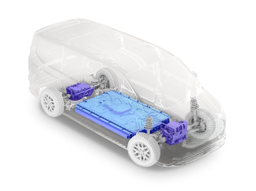 Ford E-Transit Custom krijgt meer range, sneller laden en AWD 4